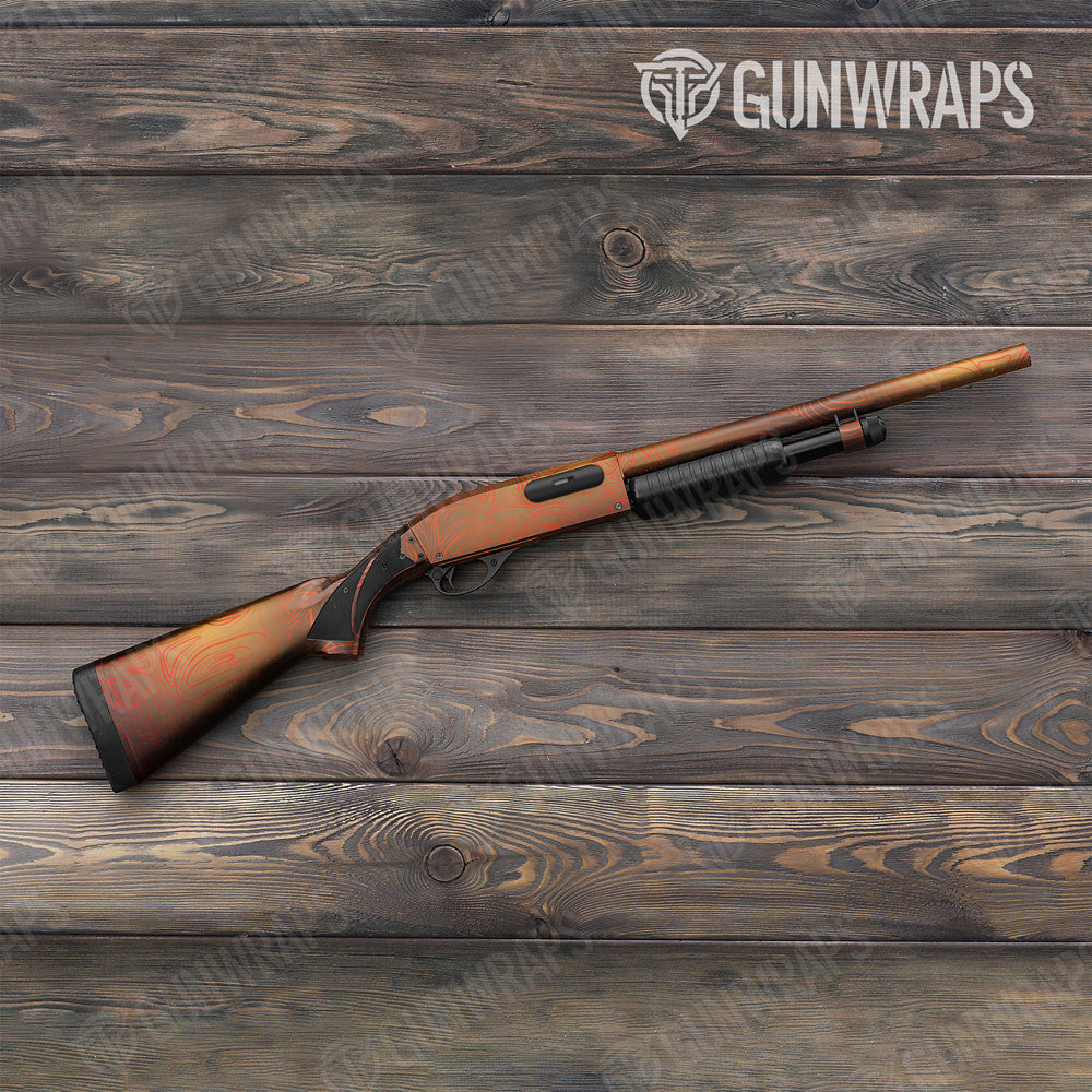 Damascus Autumn Shotgun Gun Skin Vinyl Wrap