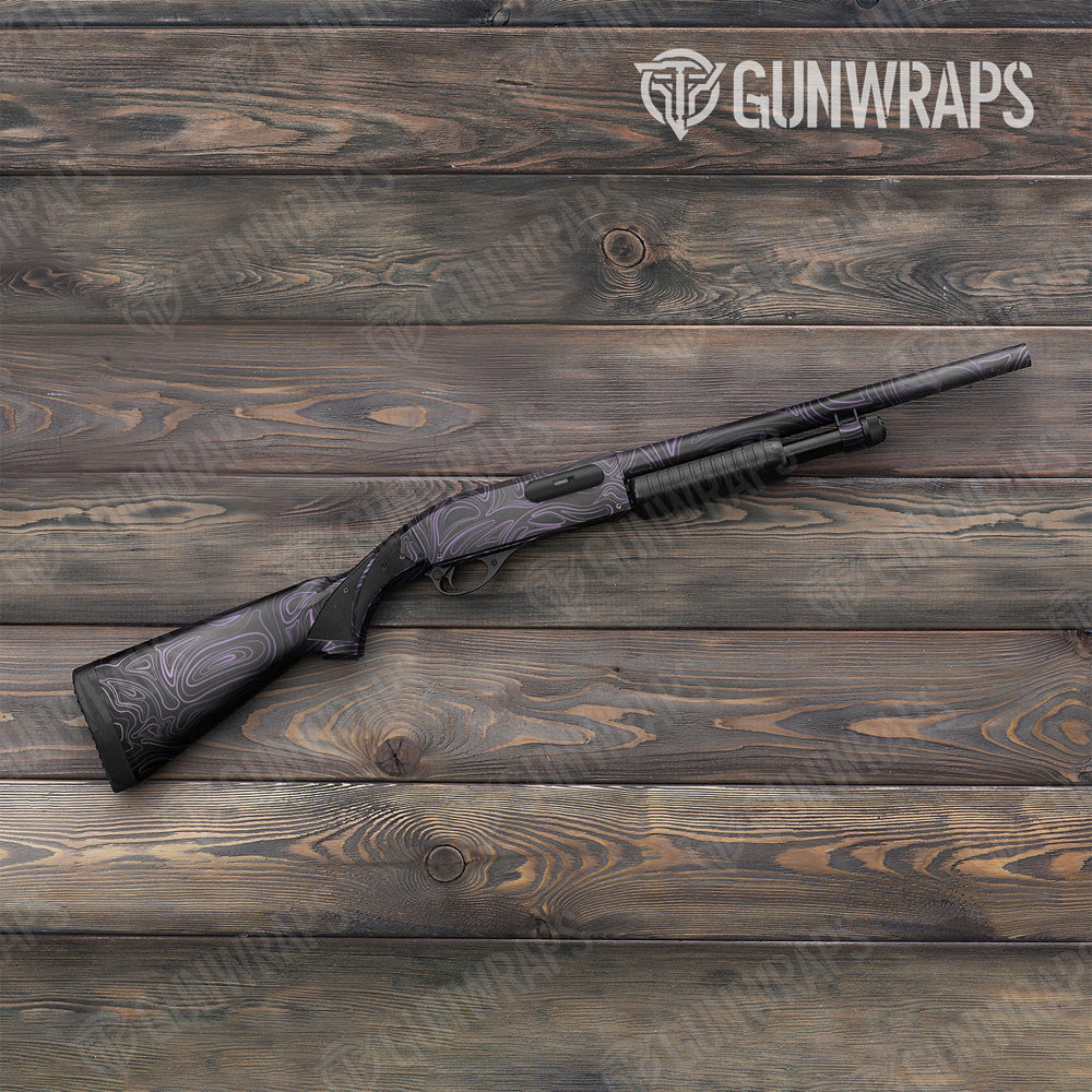 Damascus Purple Shotgun Gun Skin Vinyl Wrap