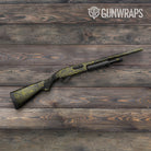 Damascus Yellow Shotgun Gun Skin Vinyl Wrap