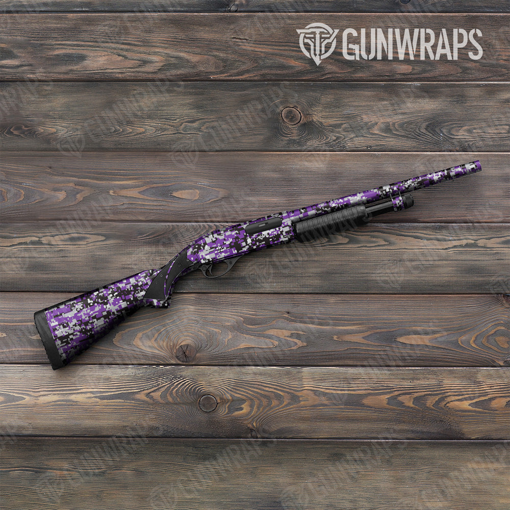 Digital Purple Tiger Camo Shotgun Gun Skin Vinyl Wrap