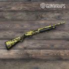 Digital Yellow Tiger Camo Shotgun Gun Skin Vinyl Wrap