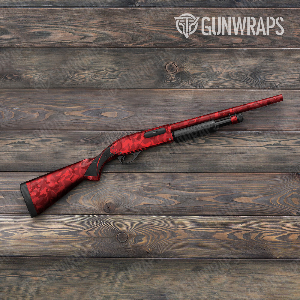 Erratic Elite Red Camo Shotgun Gun Skin Vinyl Wrap