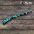 Erratic Elite Tiffany Blue Camo Shotgun Gun Skin Vinyl Wrap