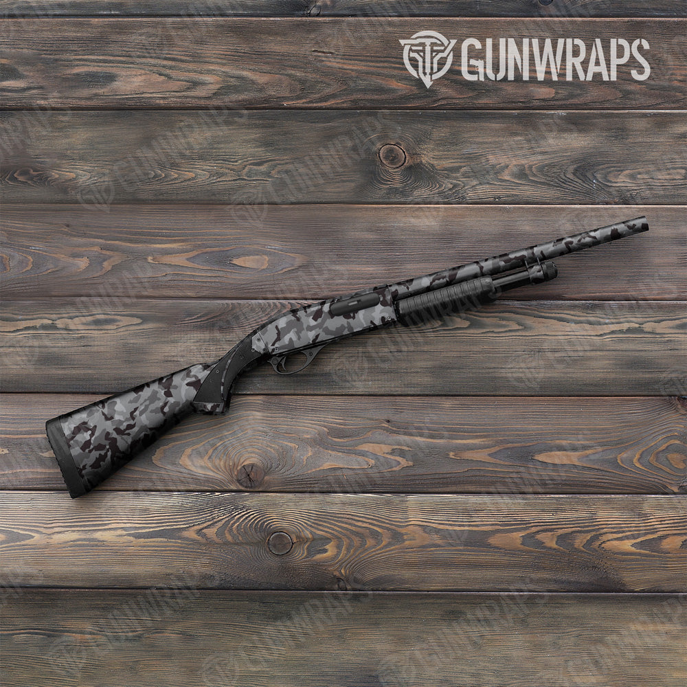 Erratic Midnight Camo Shotgun Gun Skin Vinyl Wrap