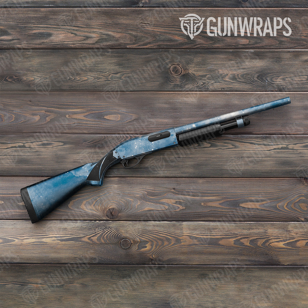 Galaxy Light Blue Shotgun Gun Skin Vinyl Wrap