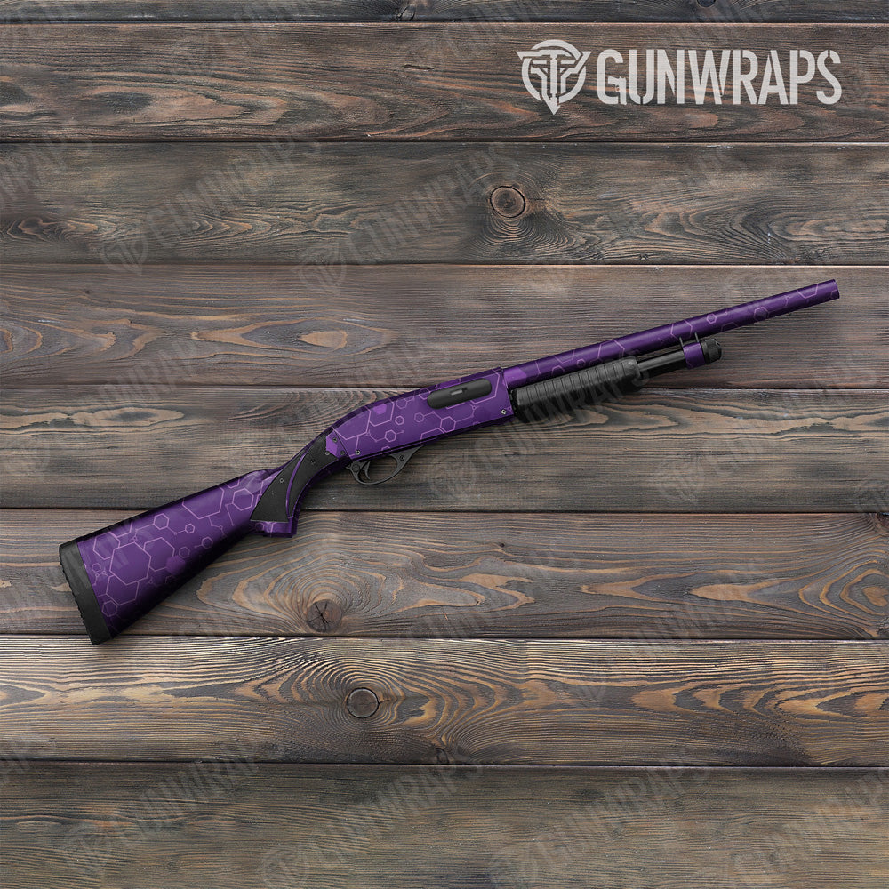 Hex DNA Elite Purple Shotgun Gun Skin Vinyl Wrap