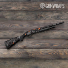 Hex DNA Orange Shotgun Gun Skin Vinyl Wrap