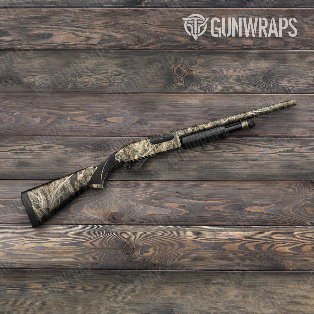 Nature Dry Grassland Camo Shotgun Gun Skin Vinyl Wrap