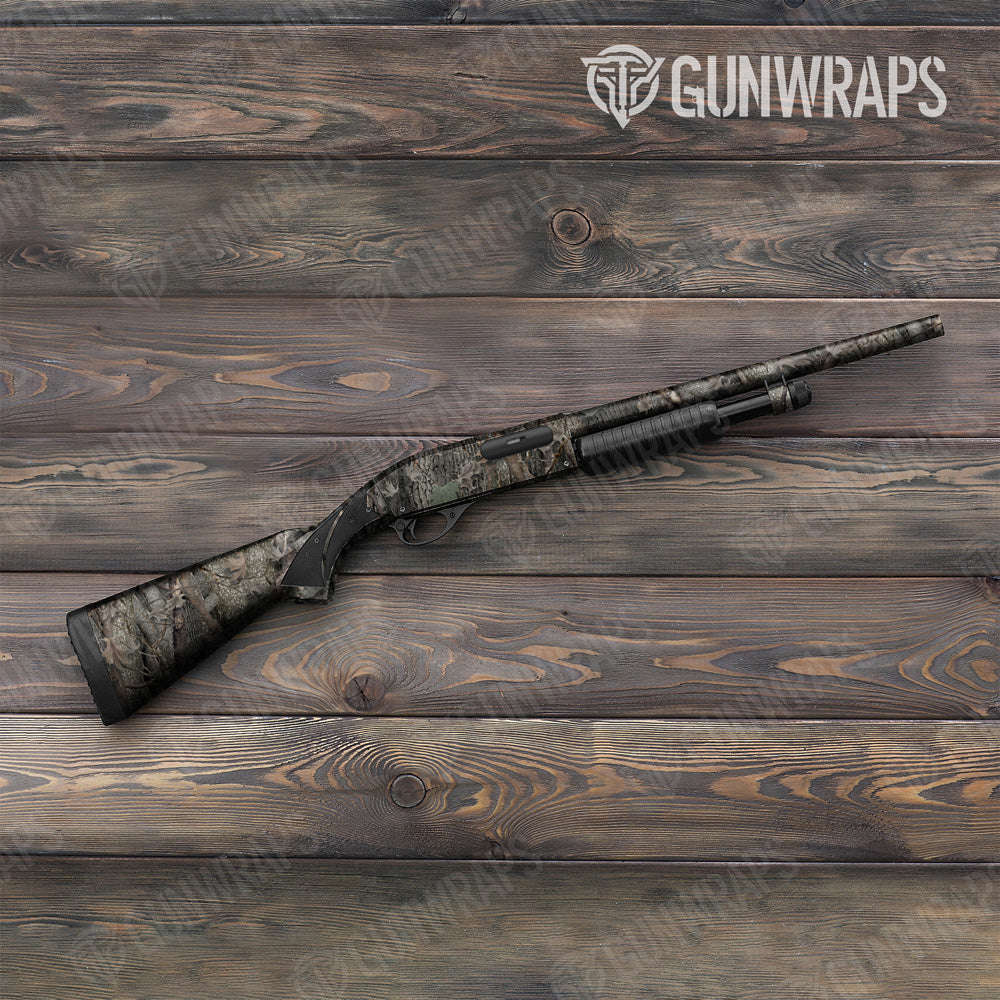 Nature Mossy Woodland Camo Shotgun Gun Skin Vinyl Wrap