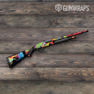 Paint Splatter Black Shotgun Gun Skin Vinyl Wrap