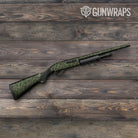 Ragged Army Dark Green Camo Shotgun Gun Skin Vinyl Wrap