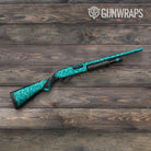 Ragged Elite Tiffany Blue Camo Shotgun Gun Skin Vinyl Wrap