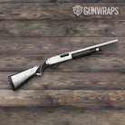 Ragged Elite White Camo Shotgun Gun Skin Vinyl Wrap