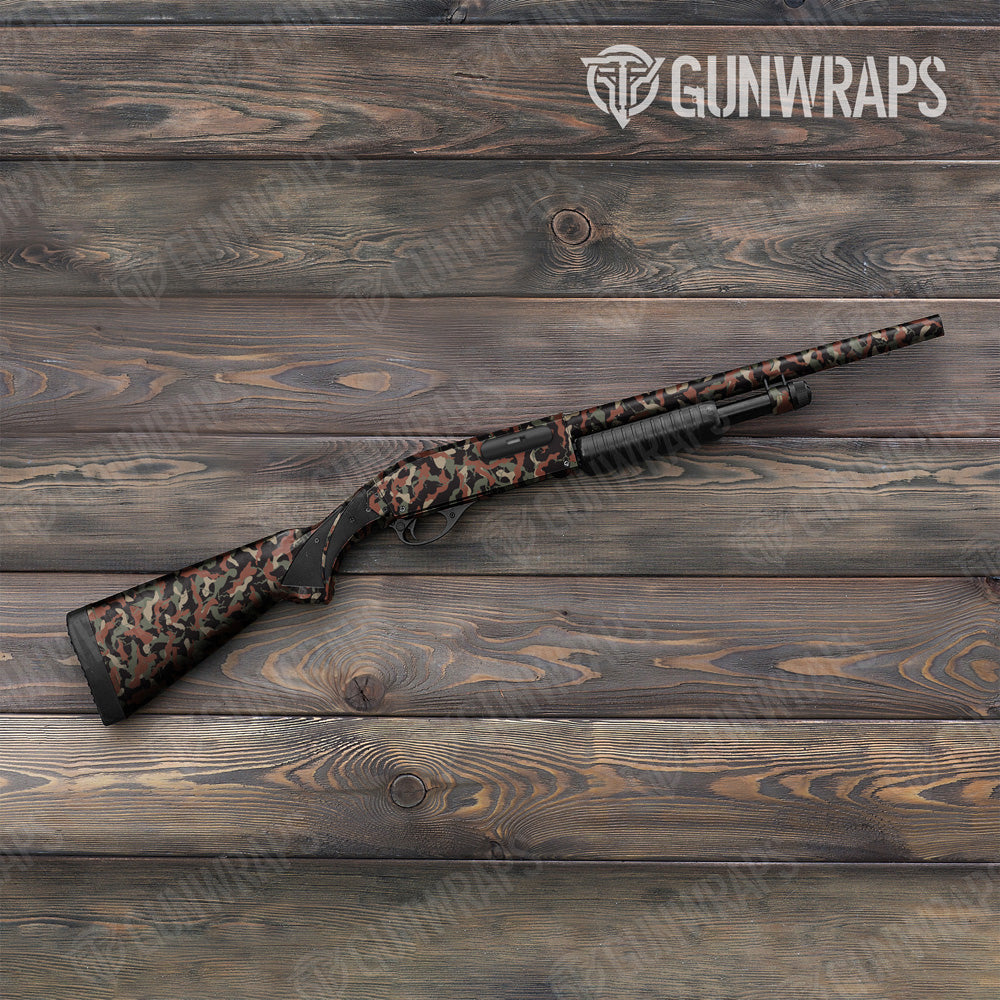 Ragged Militant Copper Camo Shotgun Gun Skin Vinyl Wrap