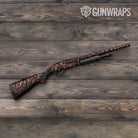 Ragged Militant Red Camo Shotgun Gun Skin Vinyl Wrap