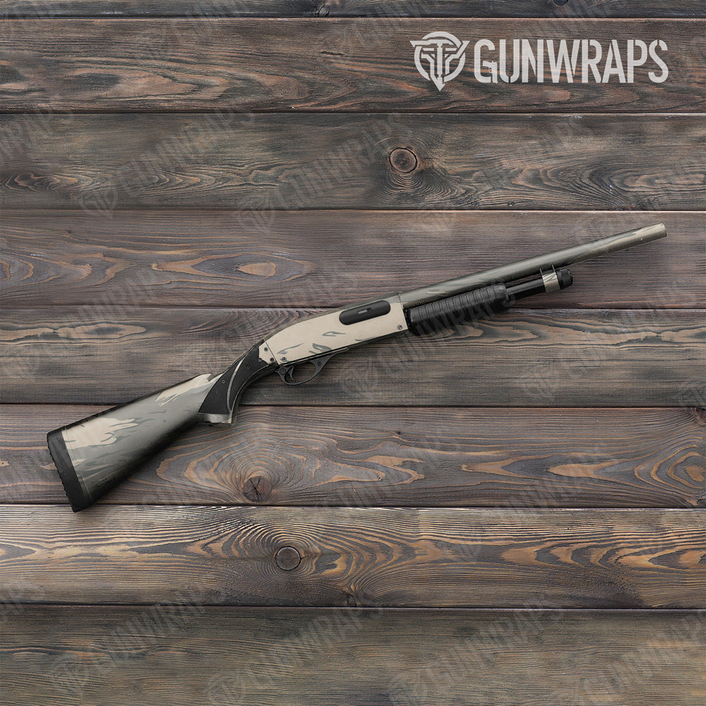 Shredded Army Camo Shotgun Gun Skin Vinyl Wrap