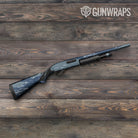 Shredded Navy Camo Shotgun Gun Skin Vinyl Wrap