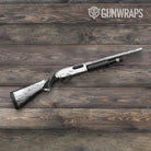 Shredded Snow Camo Shotgun Gun Skin Vinyl Wrap