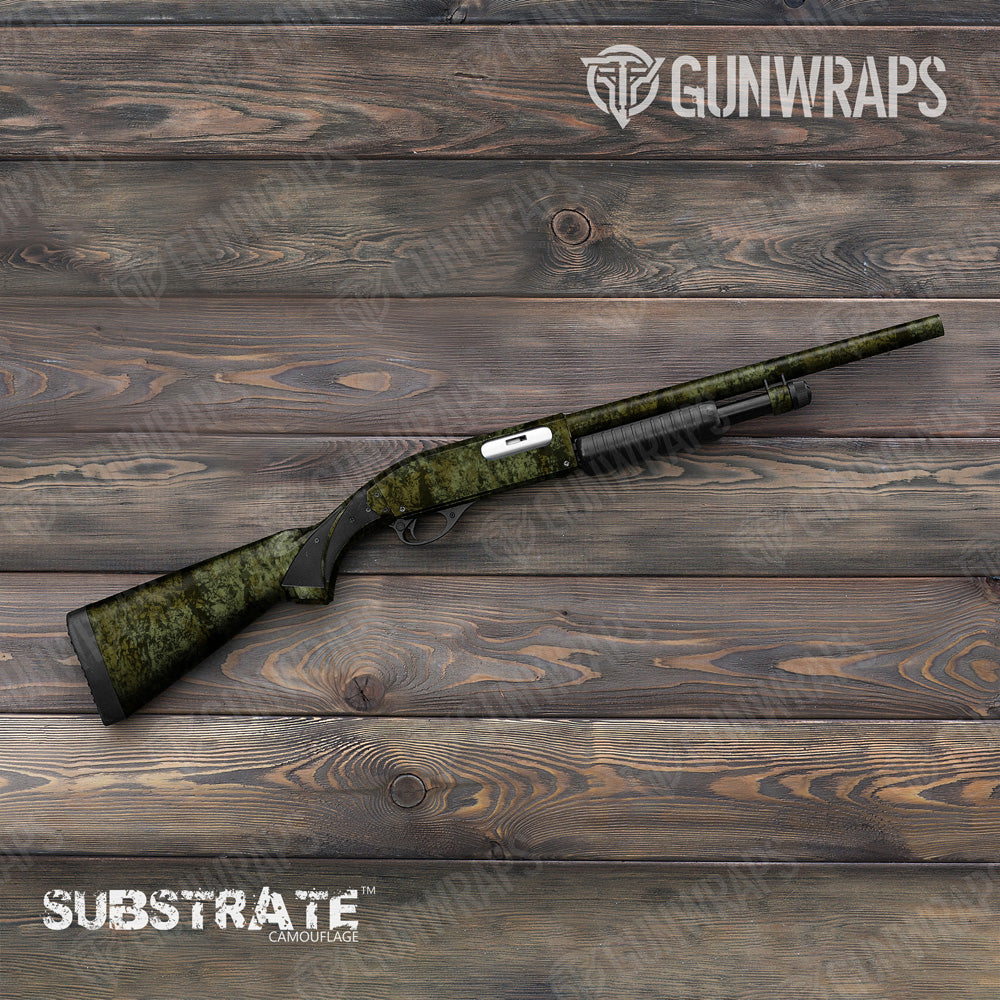 Shotgun Substrate Shadowbark Camo Gun Skin Vinyl Wrap Film