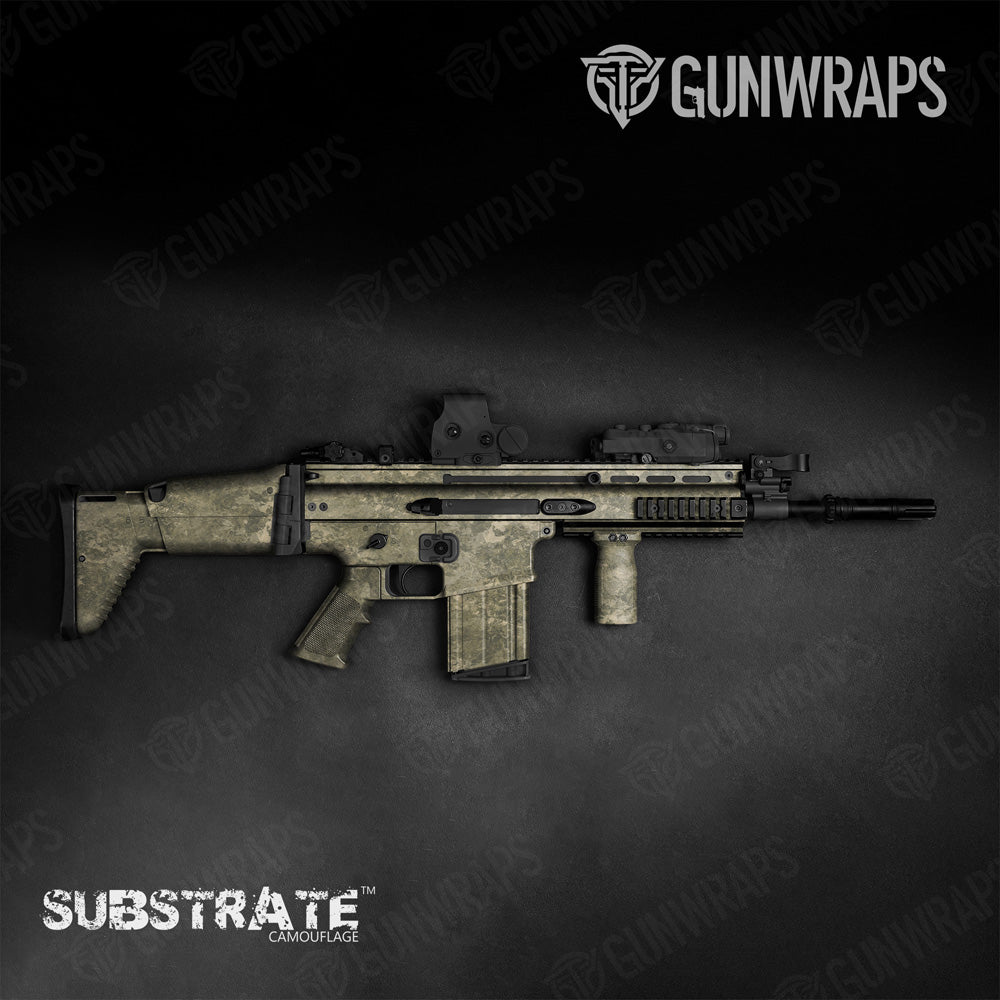 Tactical Substrate Sandstone Camo Gun Skin Vinyl Wrap Film