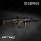 Tactical Substrate Sepia Camo Gun Skin Vinyl Wrap Film