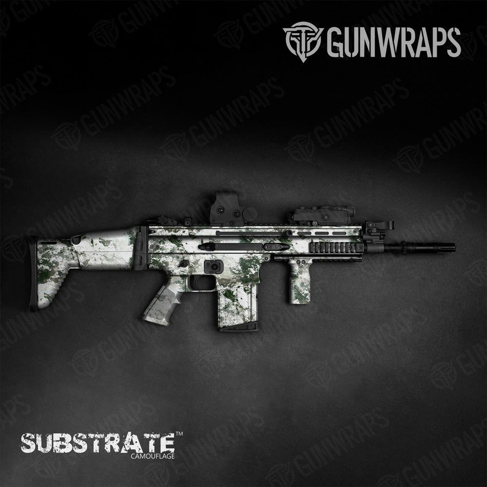 Tactical Substrate Snow Spruce Camo Gun Skin Vinyl Wrap Film