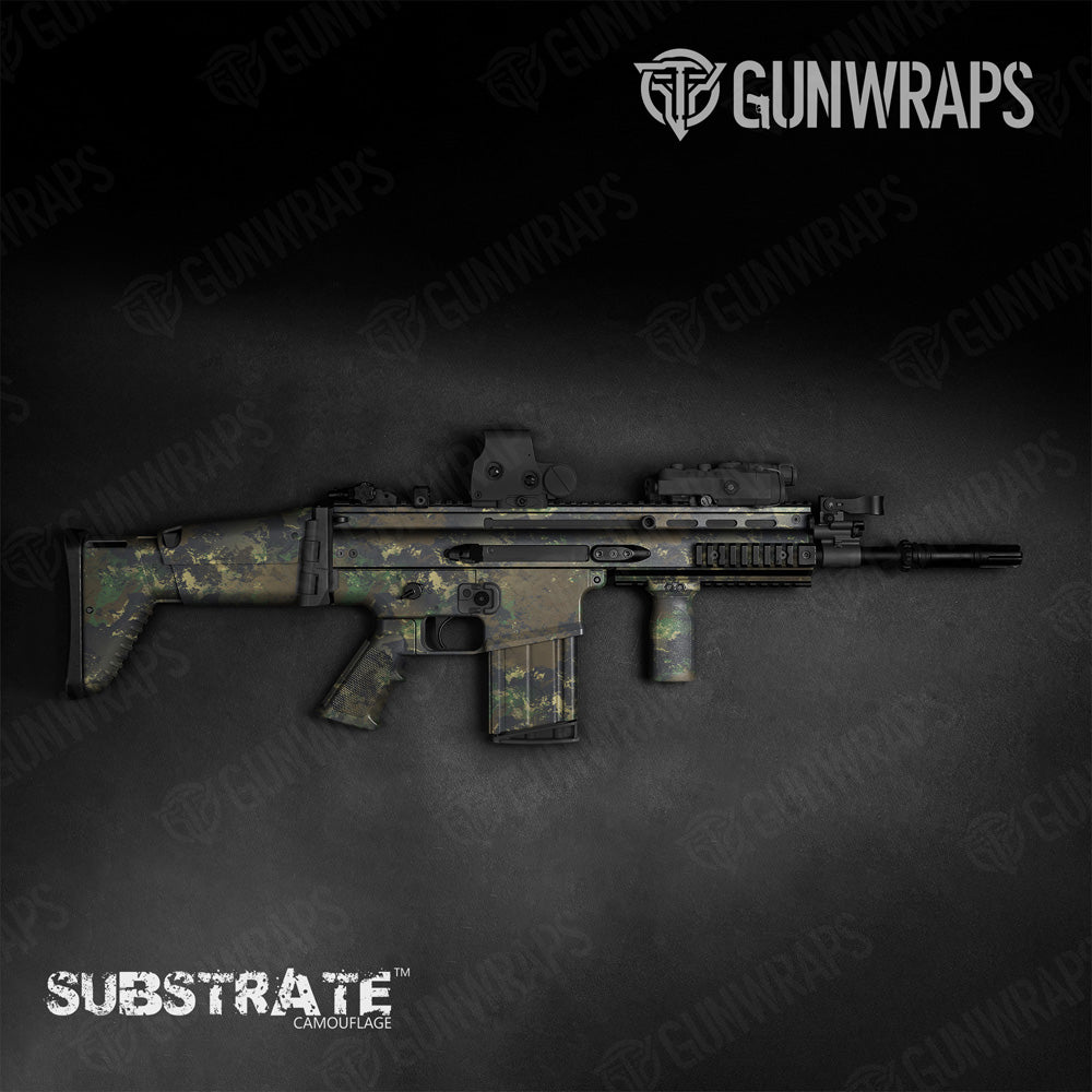 Tactical Substrate Spokane Camo Gun Skin Vinyl Wrap Film