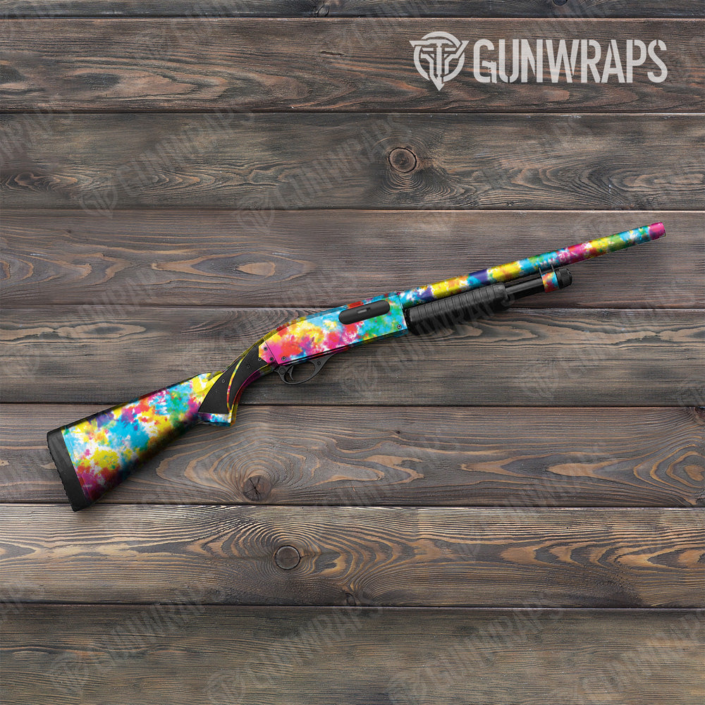 Tie Dye Classic Shotgun Gun Skin Vinyl Wrap