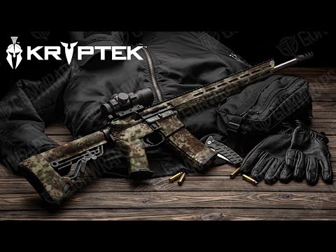 AR 15 Kryptek Obskura Skyfall Camo Gun Skin Vinyl Wrap