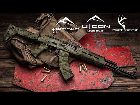 AK 47 Next Bonz Camo Gun Skin Vinyl Wrap Film