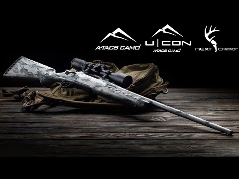 Rifle A-TACS AU-X Camo Gun Skin Vinyl Wrap Film