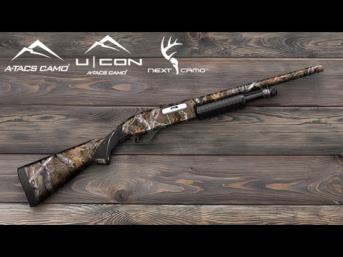 Shotgun A-TACS U|CON Stealth Camo Gun Skin Vinyl Wrap Film